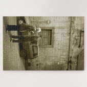 Italienische Straßenszene mit alten Männern im Puzzle (Horizontal)