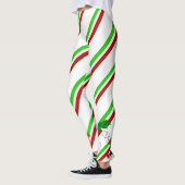 Italienische Streifenflagge Leggings (Links)