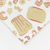 ITALIENISCHE SÜSSEN Das niedliche italienische Pas Fleecedecke (Ecke)