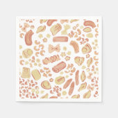 ITALIENISCHE SÜSSEN Das niedliche italienische Pas Serviette (Vorderseite)