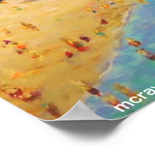 "Italienische Szene" Poster (Ecke)