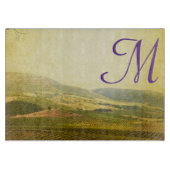 Italienische Tafel für Monogramm-Glas Schneidebrett (Vorderseite)