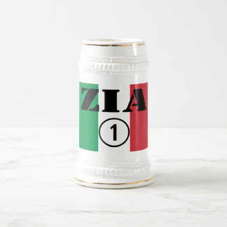 Italienische Tanten: UNO Zia-Numero Bierglas