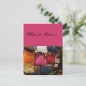 Italienische Taschen - Rom, Italien Postkarte (Stehend Vorderseite)