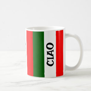 Italienische Tasse für die Gestaltung von Fahnen