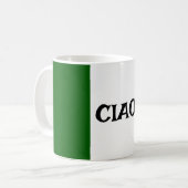 Italienische Tasse für die Gestaltung von Fahnen (Vorderseite Links)
