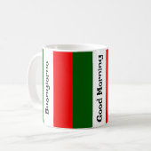 Italienische Tasse für die Gestaltung von Fahnen (Vorderseite Links)
