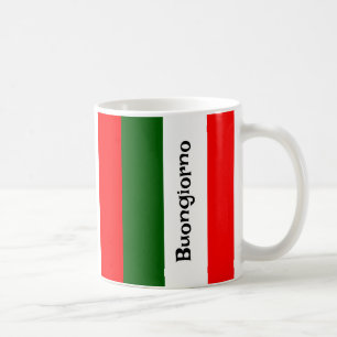 Italienische Tasse für die Gestaltung von Fahnen