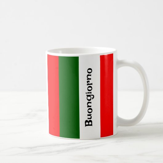Italienische Tasse für die Gestaltung von Fahnen (Rechts)