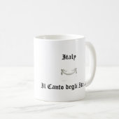 Italienische Tasse mit Flagge  (VorderseiteRechts)