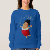 Italienische Teigwaren-Dame Sweatshirt (Vorderseite)