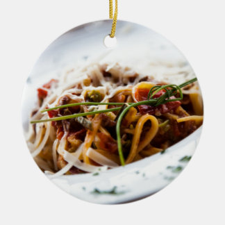 Italienische Teigwaren Keramikornament