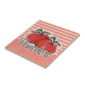 Italienische Tomate-Fliese Trivet Fliese (Seite)