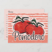 Italienische Tomatenkarte Postkarte (Vorne/Hinten)