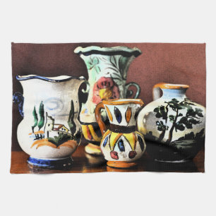 italienische Töpferei Küchentuch