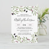 Italienische Toskanische Kinderdusche Einladung (Stehend Vorderseite)