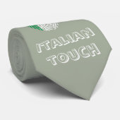 Italienische Touchfingerabdruckflagge Krawatte (Gerollt)