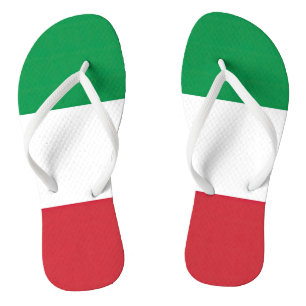 Italienische Trikolore-Flagge Badesandalen
