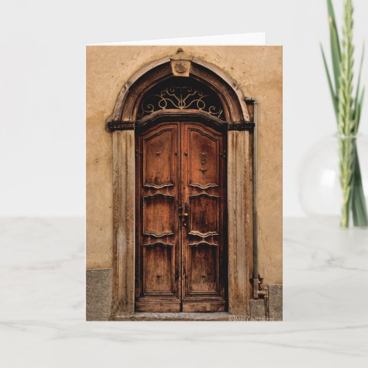 Italienische Tür Karte (Vorderseite)