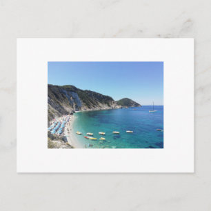 Italienische türkisblaue Bucht - Fotopostkarte von Postkarte