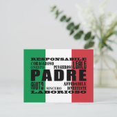 Italienische Väter: Qualität Postkarte (Stehend Vorderseite)