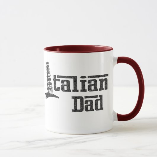 Italienische Vater-Vater-Kaffee-Tasse Tasse (Rechts)