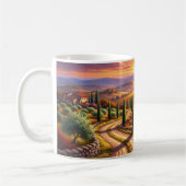 Italienische Villa Toskana Kaffeetasse (Links)