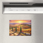 Italienische Villa Toskana Magnet (In Situ (Geschirrspüler))