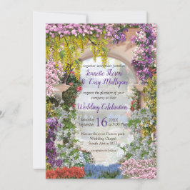 Italienische Villa über einem See Einladung