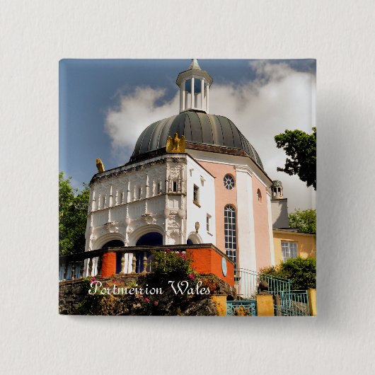 ITALIENISCHE VILLAGE WALES BUTTON (Vorderseite)