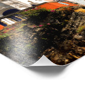 ITALIENISCHE VILLAGE WALES FOTODRUCK (Ecke)