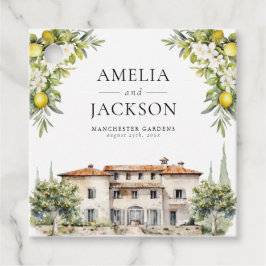 Italienische Villen Lemons & Olives Geschenkanhänger