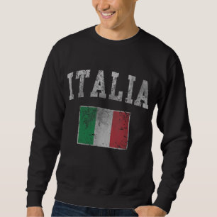 Italienische Vintage Flagge Italien Italiano Sweatshirt