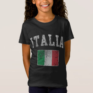 Italienische Vintage Flagge Italien Italiano T-Shirt