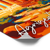 Italienische Vintage-Illustration Poster (Ecke)