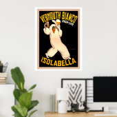 Italienische Vintage-Retro-Werbung für Vermouth Poster (Heimbüro)