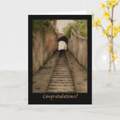 Italienische Walkway-Abschluss-Karte Karte (Gelbe Blume)