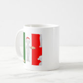 Italienische Weihnachten Kaffeetasse (Vorderseite Links)