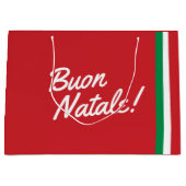Italienische Weihnachtsgeschenktasche Große Geschenktüte (Vorderseite)