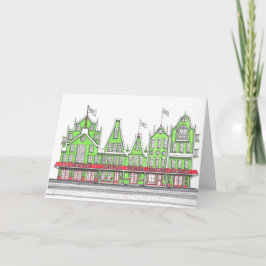 Italienische Weihnachtskarte Dankeskarte