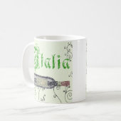 Italienische Wein-Flaschen-Kaffee-Tasse Kaffeetasse (Vorderseite Links)