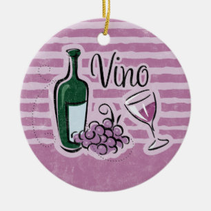 Italienische Wein-Verzierung Keramik Ornament