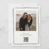 Italienische Weinbauhochzeit Einladung (Rückseite)