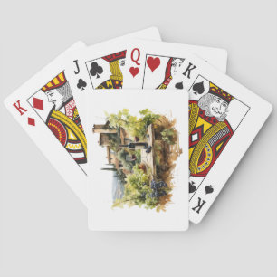 Italienische Weinbaukarten Spielkarten