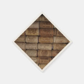 Italienische Weinkellerei Serviette (Ecke)