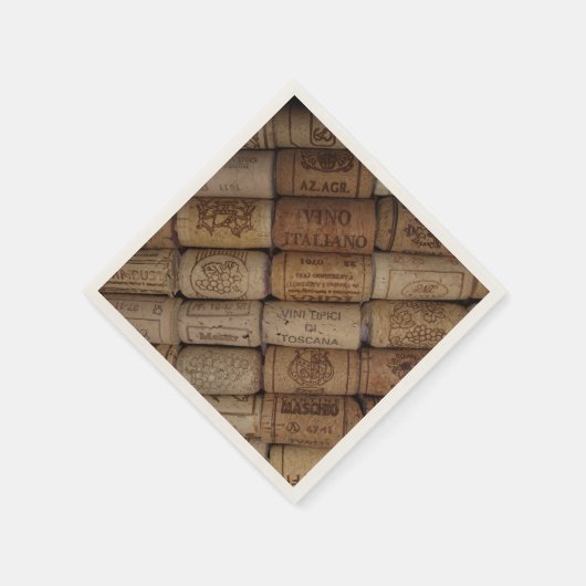 Italienische Weinkellerei Serviette (Ecke)