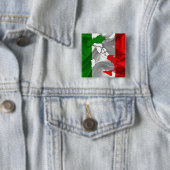 Italienische wellenartig bewegende Flagge Button (Beispiel)