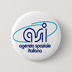 Italienische Weltraumagentur Agenzia Spaziale Button