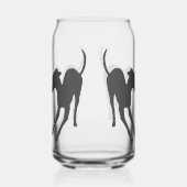 Italienische Windhunde Dosenglas (Rechts)