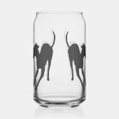 Italienische Windhunde Dosenglas (Links)